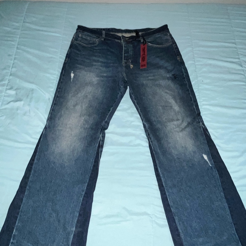 Ksubi Blue Bootcut Jeans..flare/bootcut TRIPPIE REDD collection size 40